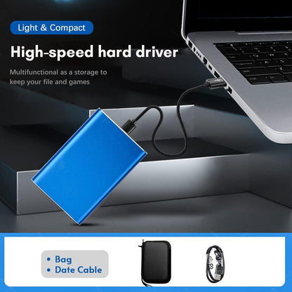Draagbare 1TB USB 3.0 Harde Schijf met Metalen Behuizing en Hoge Snelheidsoverdracht – Dravero