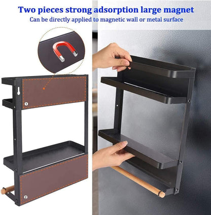 Magnetisch Keukenkruidenrek met Keukenpapierhouder – Oryden