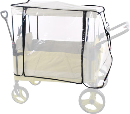 Kinderwagen Regenhoes – Winddichte Beschermende Boog voor 2-zits en 4-zits Wagens – Venaro