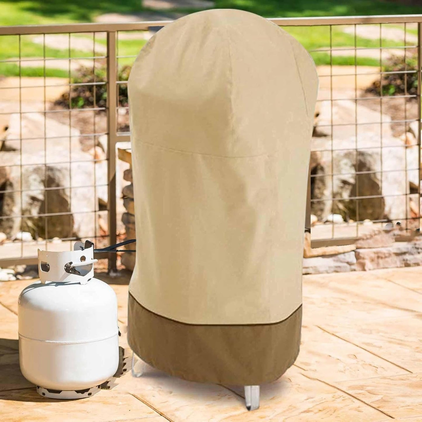 Waterdichte Oxford BBQ Rookkap met UV-bescherming – Bravoro