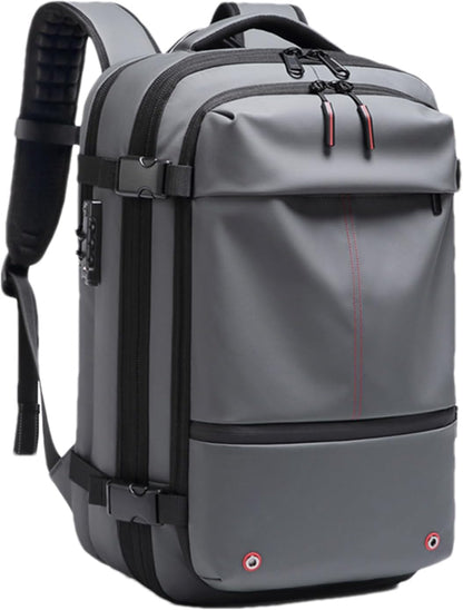 Vacuüm Rugzak – Uitbreidbare 60L Waterdichte Reisrugzak met Laptopcompartiment – Trivora