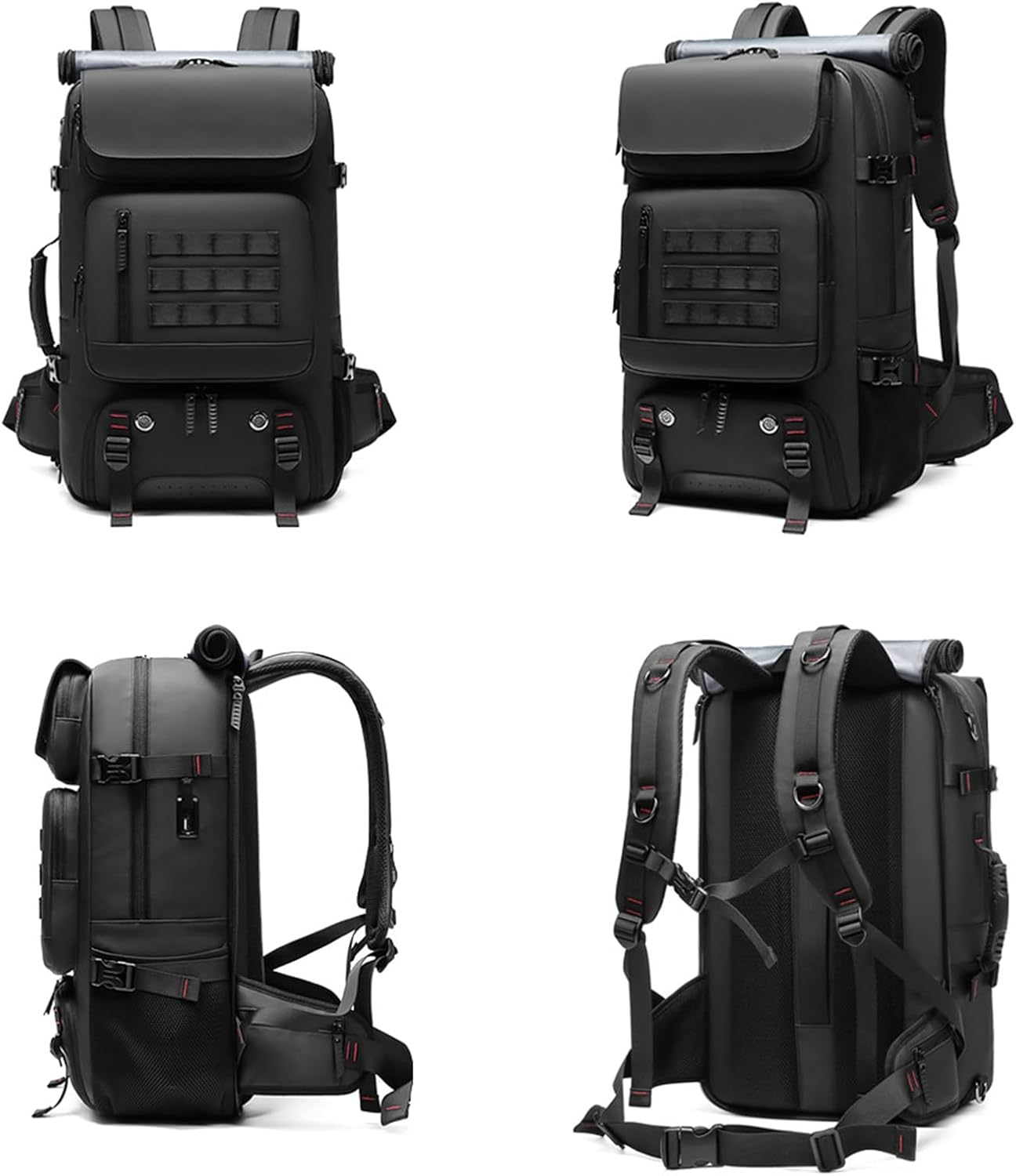 50L Waterdichte Reisrugzak met Schoenvak & USB-poort