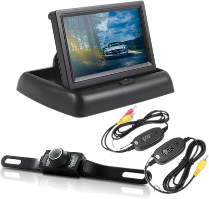 Draadloze achteruitrijcamera met 4,3" (10,9 cm) LCD-monitor – ParkSafe