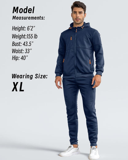 Comfortabel Heren Trainingspak - Jamie detail