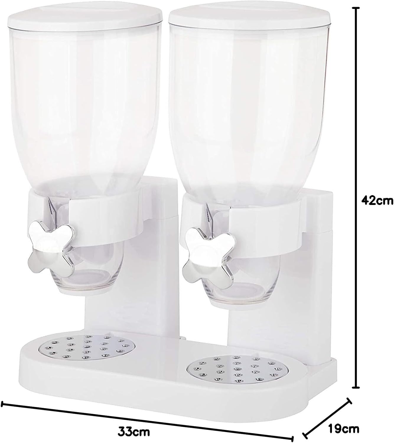 Dubbele Ontbijtgranen Dispenser – PortionMate
