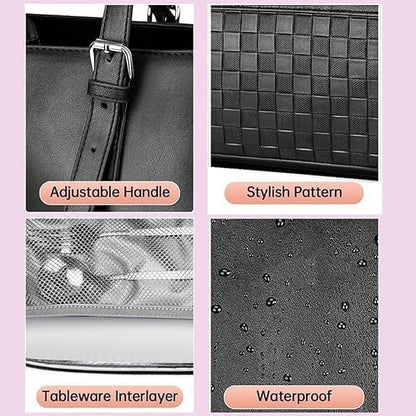 Geïsoleerde lunchtas voor vrouwen met laptopcompartiment