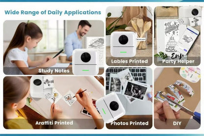 Draagbare Bluetooth-etikettenmaker – inktvrije thermische afdrukking