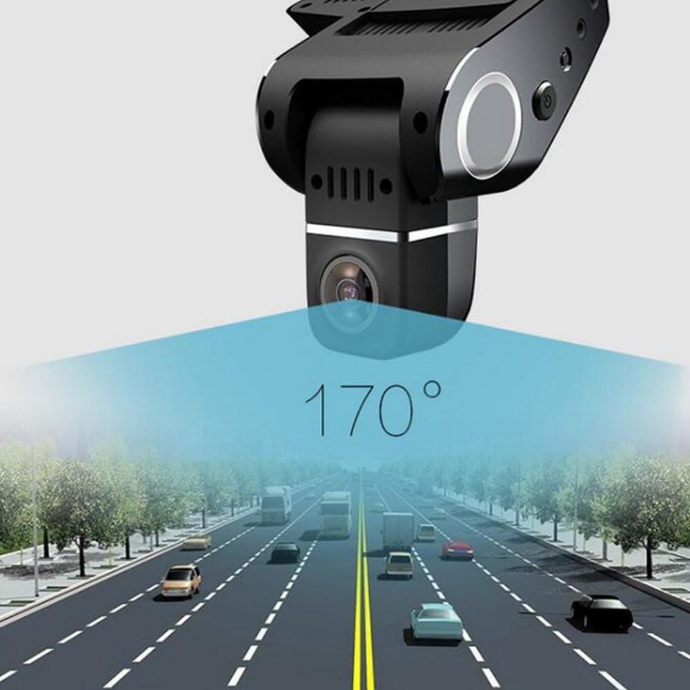 WiFi Verborgen Dash Cam 1080P met 170° Groothoek en G-Sensor