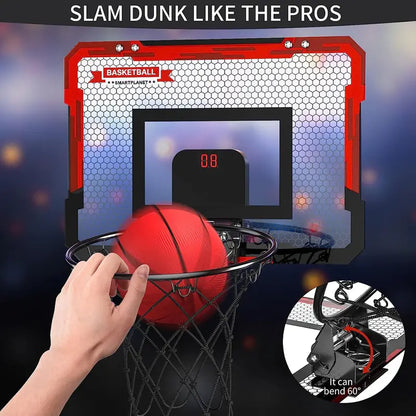 Mini Basketbalframe met Elektronisch Scorebord - BouncePro