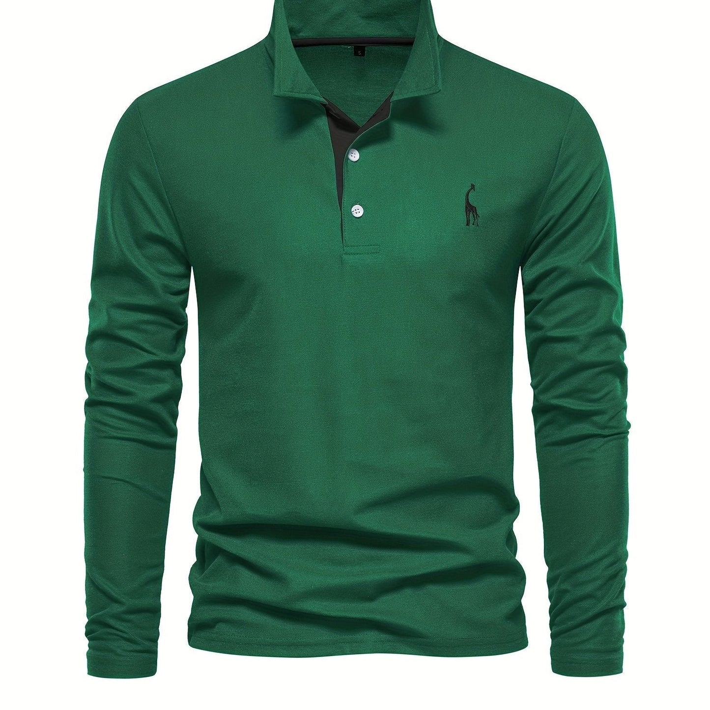 Comfortabele Heren Polo met Lange Mouwen