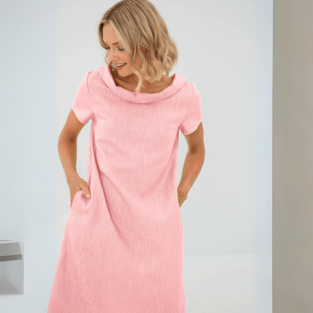 Linnen Dames Zomerjurk – Lotte