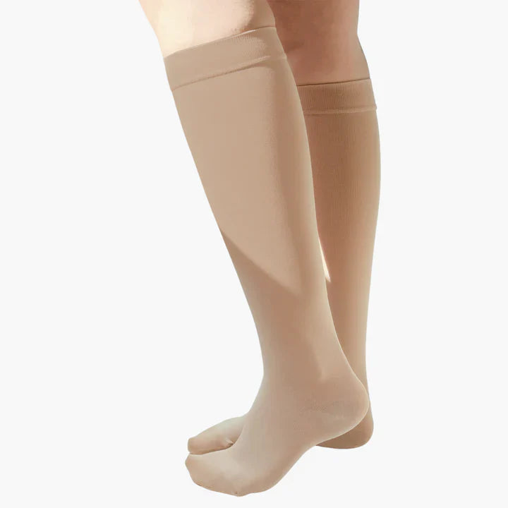 LuxCompress - comfortabele en stijlvolle compressiekousen voor dagelijks gebruik met een elastische band