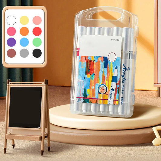 Acrylverfstiften voor kinderen en knutselprojecten – verkrijgbaar in 12 tot 48 kleuren