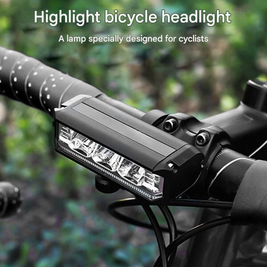 Superhelder 180° fietslicht met geïntegreerde accu – Luminor