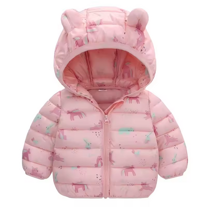 Kinderen Regenjas waterdicht in dons stijl met cartoon-design – Miro