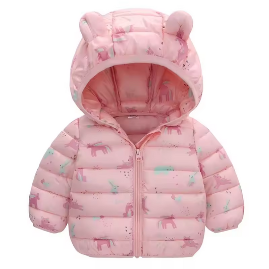 Kinderen Regenjas waterdicht in dons stijl met cartoon-design – Miro