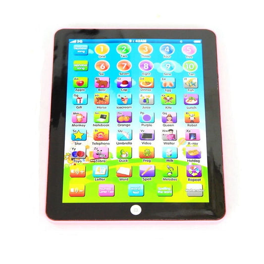 Interactief leertablet voor peuters met geluid, kleuren & quizfunctie – 7,5 inch