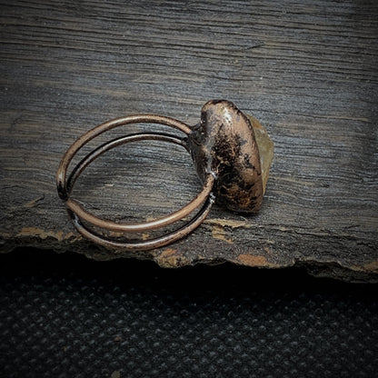 Natuurlijke Ruwe Geboortestenen Ring - Selina