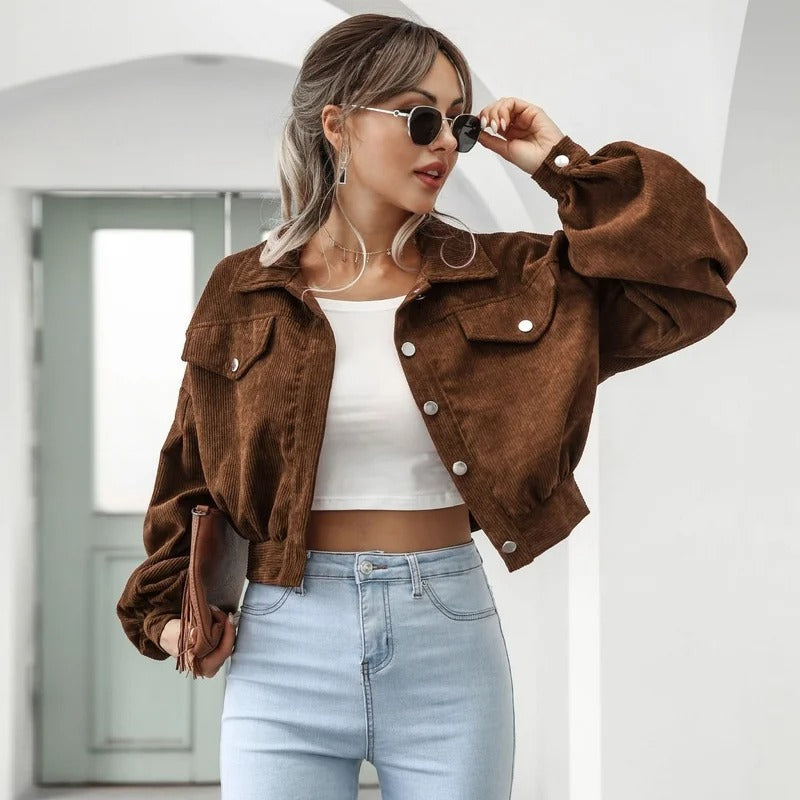 Kort Spijkerjack met Stijl – Amira
