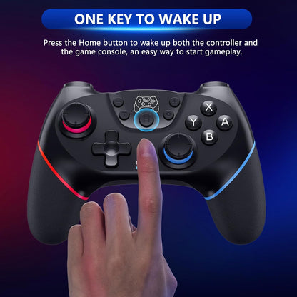 Draadloze Switch-controller met Hall Effect Joysticks en Turbo-functie – Nexora