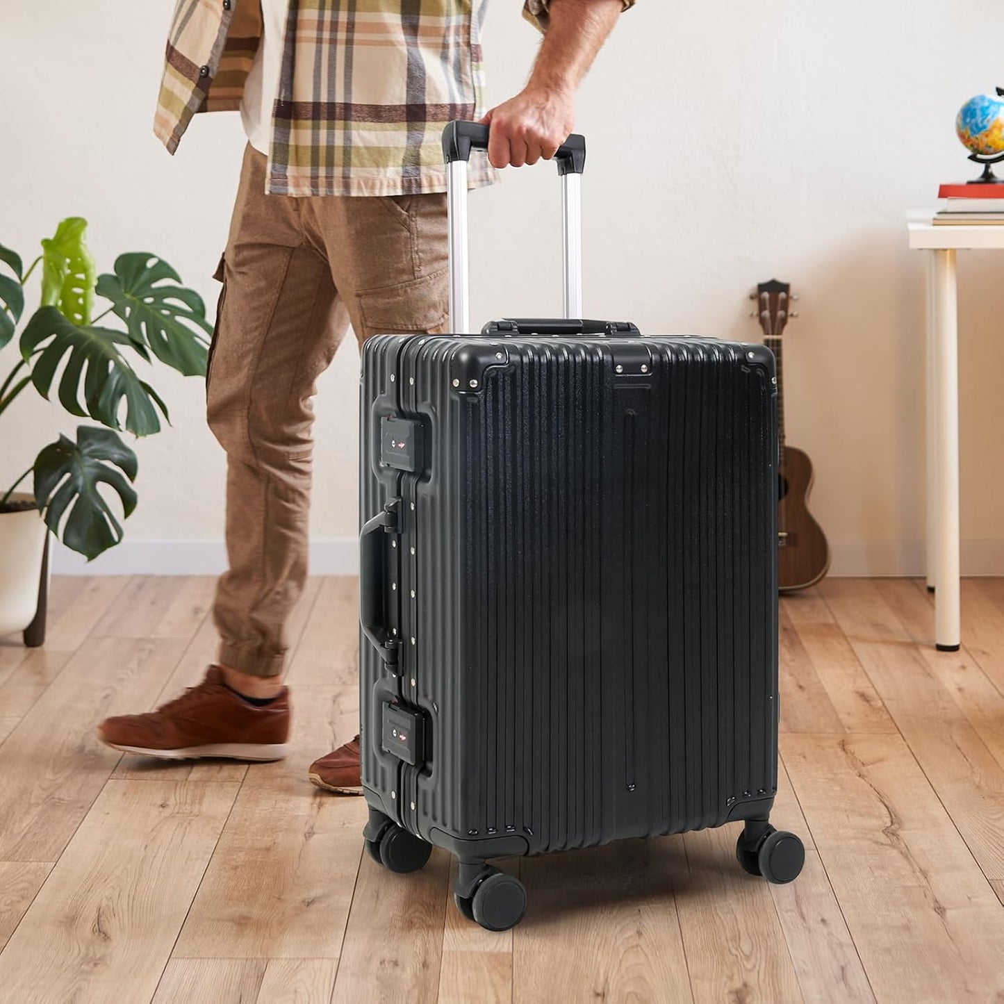 Aluminium Frame Handbagagekoffer met TSA-slot & Stille Wielen