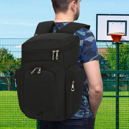 Heren Basketbal Rugzak – Grote 30L Sporttas met Waterdichte Bodem – Draycor