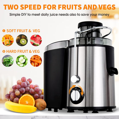 Koud Persen Centrifuge met 3 Snelheden – JuicePro