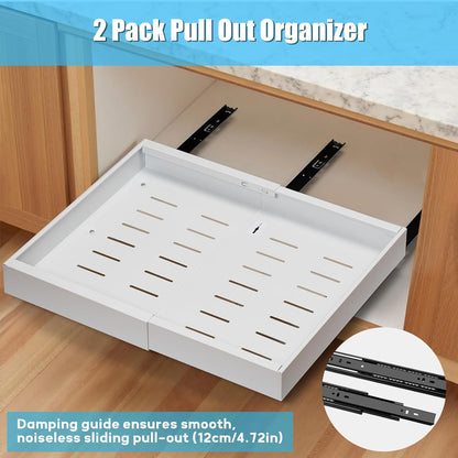 2-pack Uittrekbare Kastlades – StoreEase