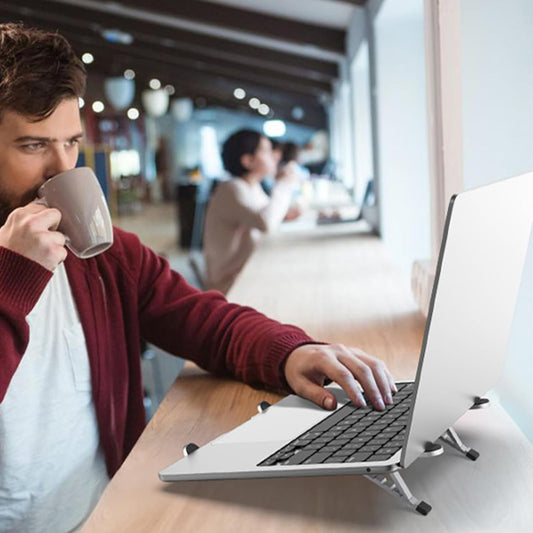 Verstelbare Laptopstandaard – Opvouwbare Koelstandaard voor Notebook voor Kantoor en Reizen – Orvane