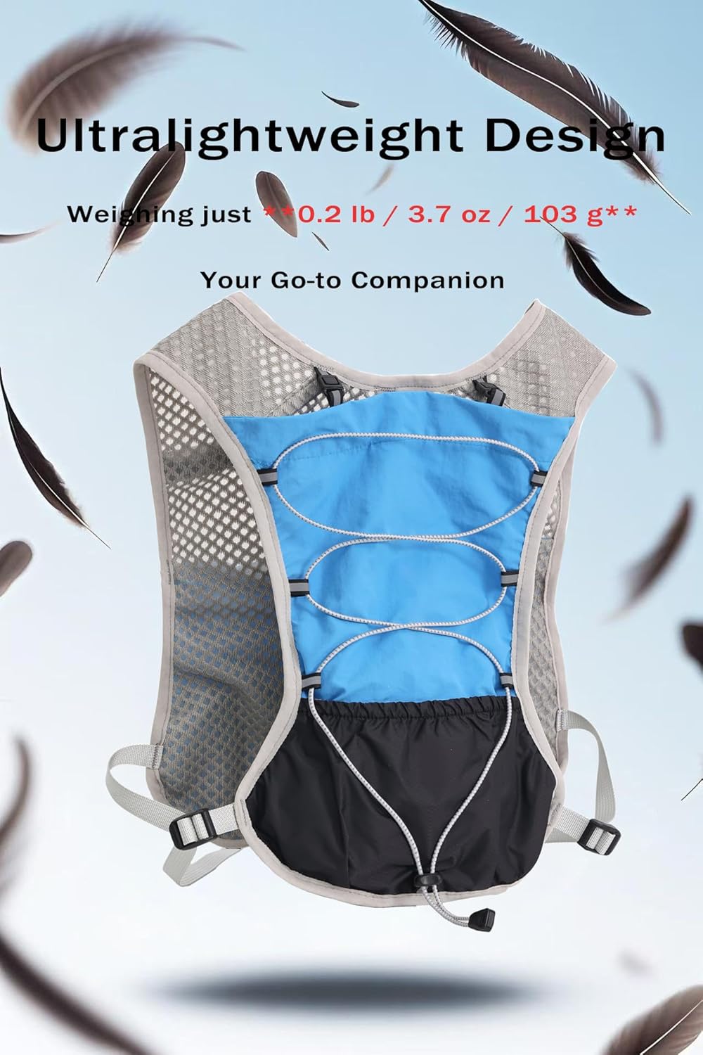 Ultra-Lichte Hydratatie Hardloopvest met 2L Waterreservoir – Dravien