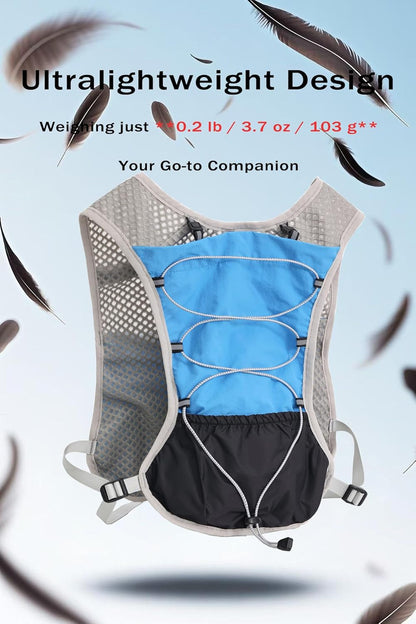 Ultra-Lichte Hydratatie Hardloopvest met 2L Waterreservoir – Dravien