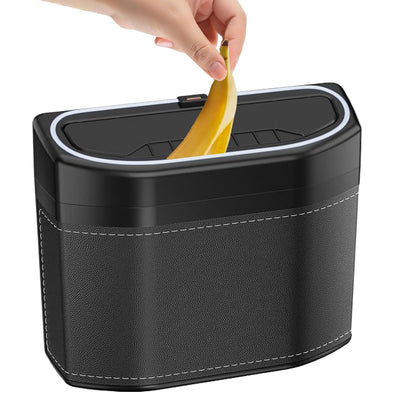 Geuroverproof Auto Vuilnisbak met Touch Light – Lurevo