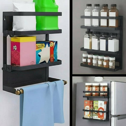 Magnetisch Keukenkruidenrek met Keukenpapierhouder – Oryden