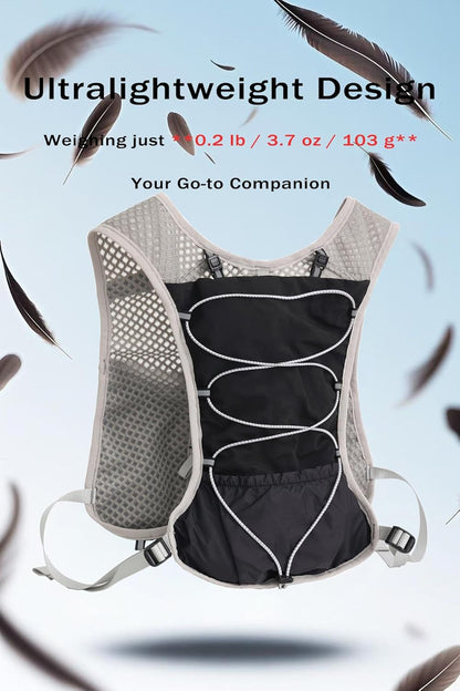 Ultra-Lichte Hydratatie Hardloopvest met 2L Waterreservoir – Dravien
