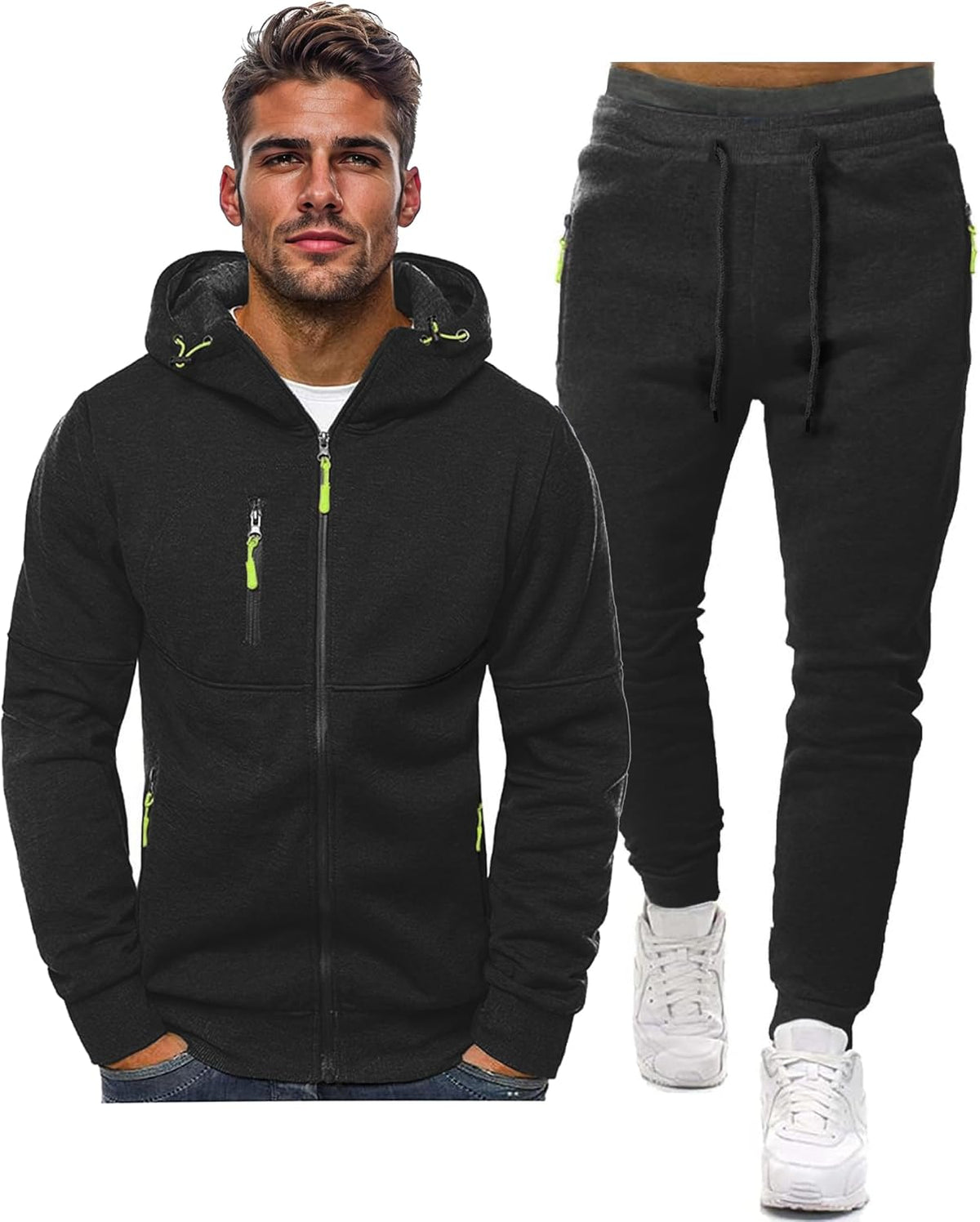 Comfortabel Heren Trainingspak - Jamie detail