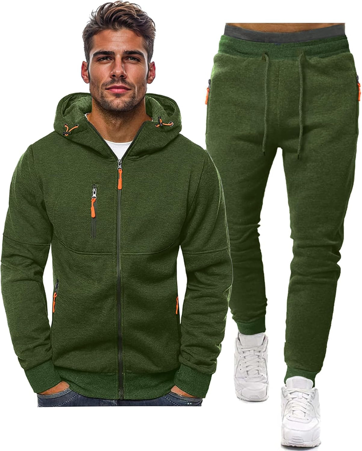 Comfortabel Heren Trainingspak - Jamie detail