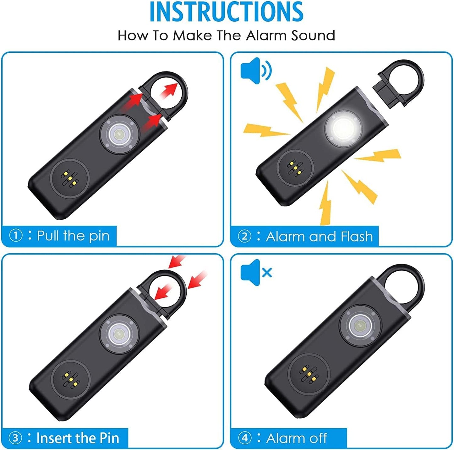 Persoonlijk Alarm Sleutelhanger – Veyora