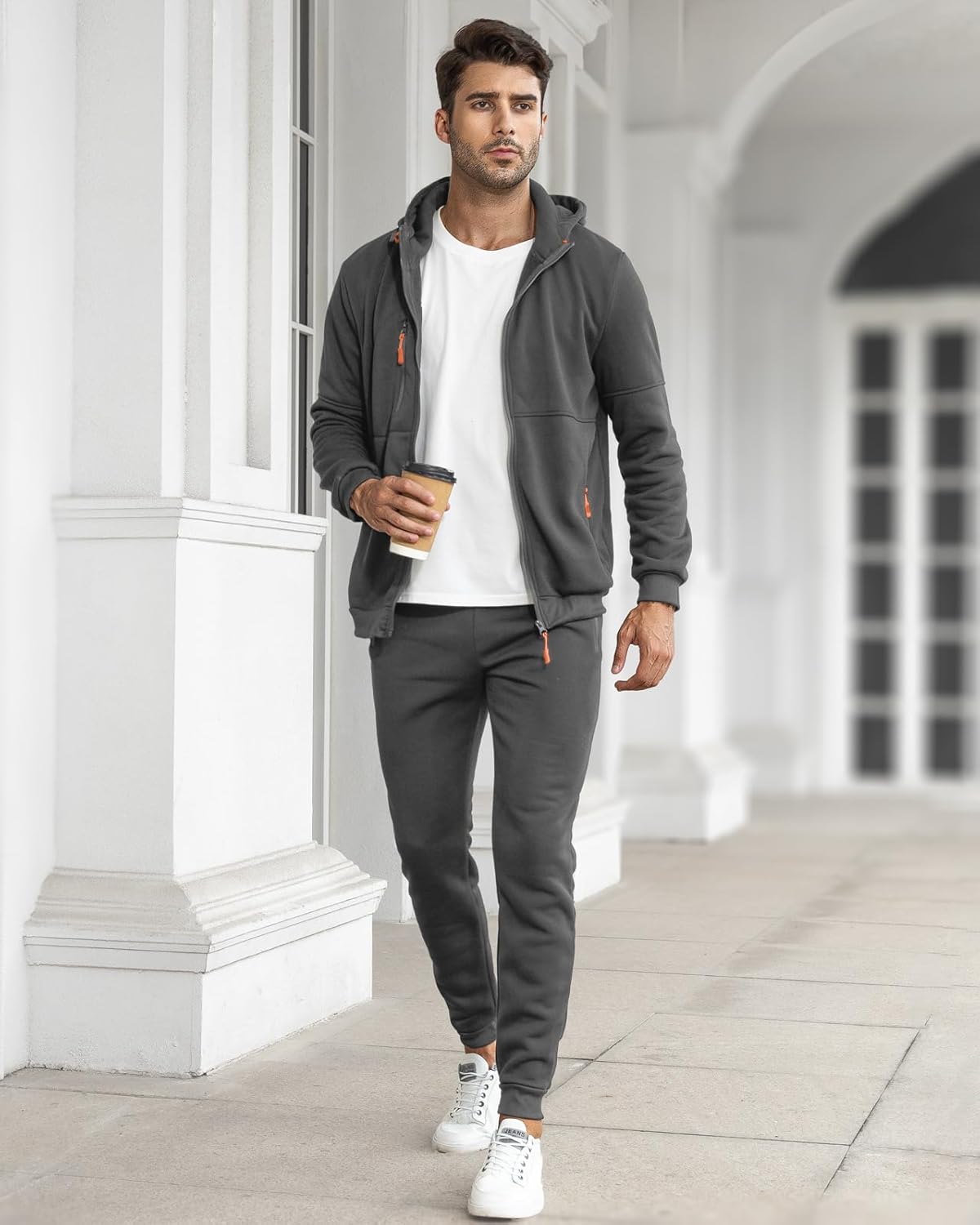 Comfortabel Heren Trainingspak - Jamie detail