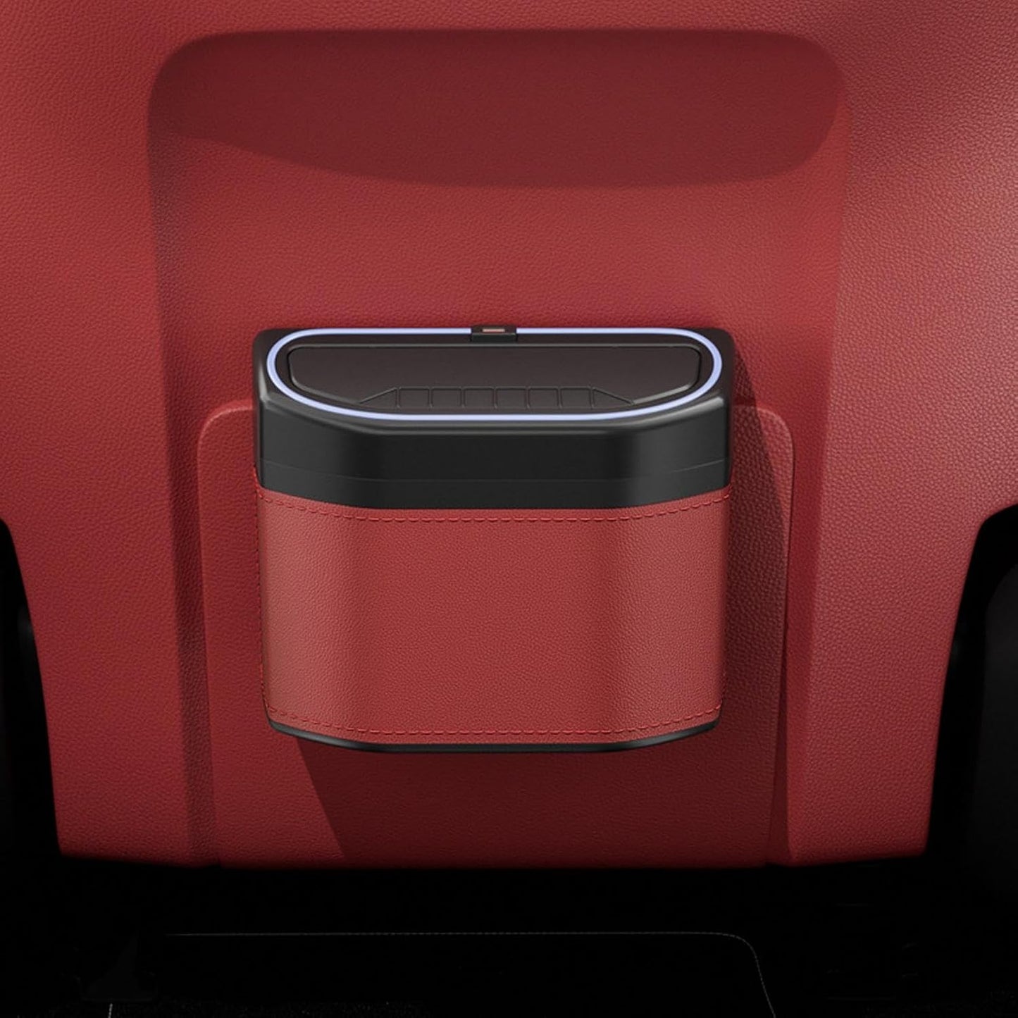 Geuroverproof Auto Vuilnisbak met Touch Light – Lurevo