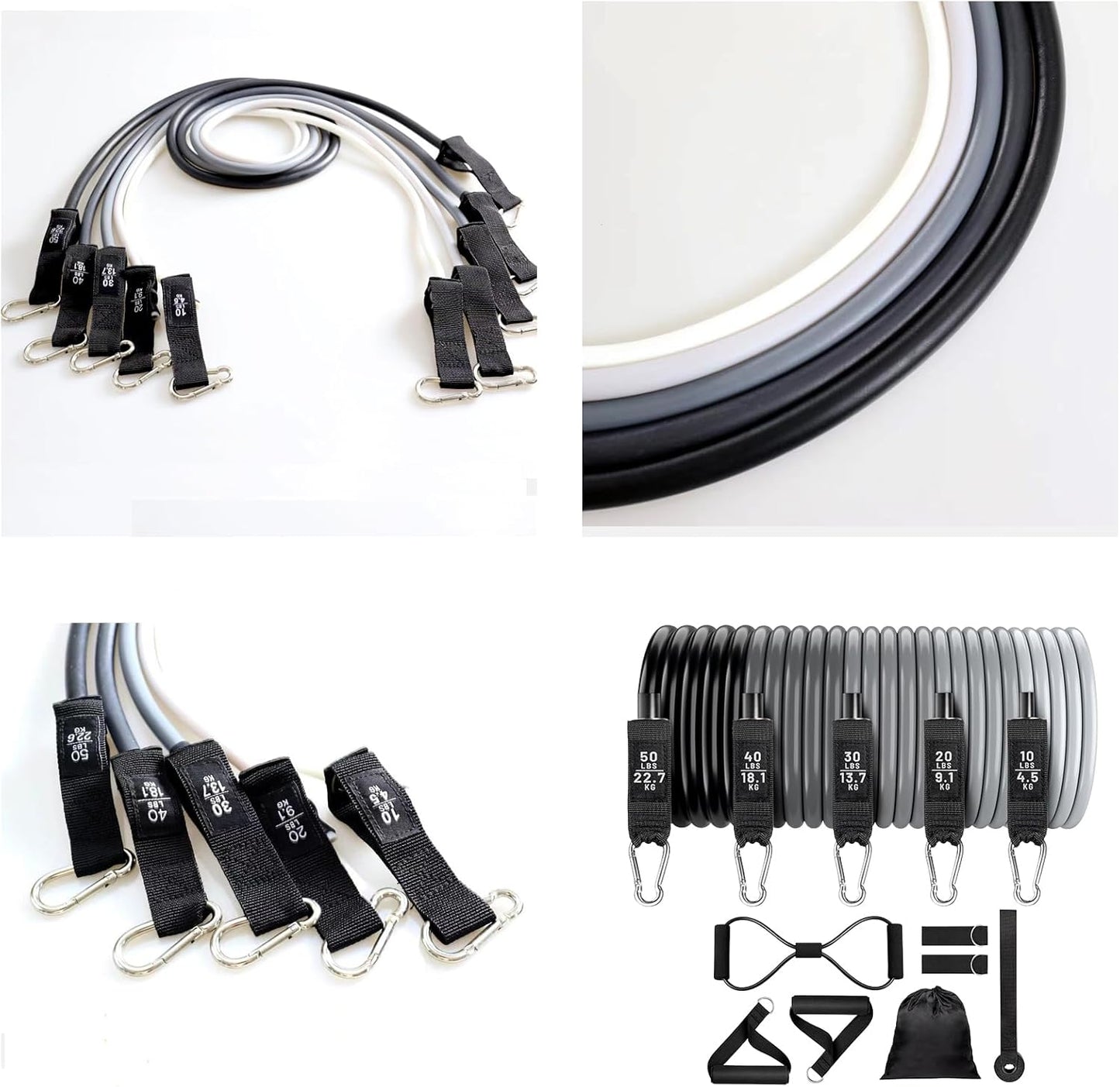 Ophangbare Fitness Weerstandsbanden Set – Veltrix