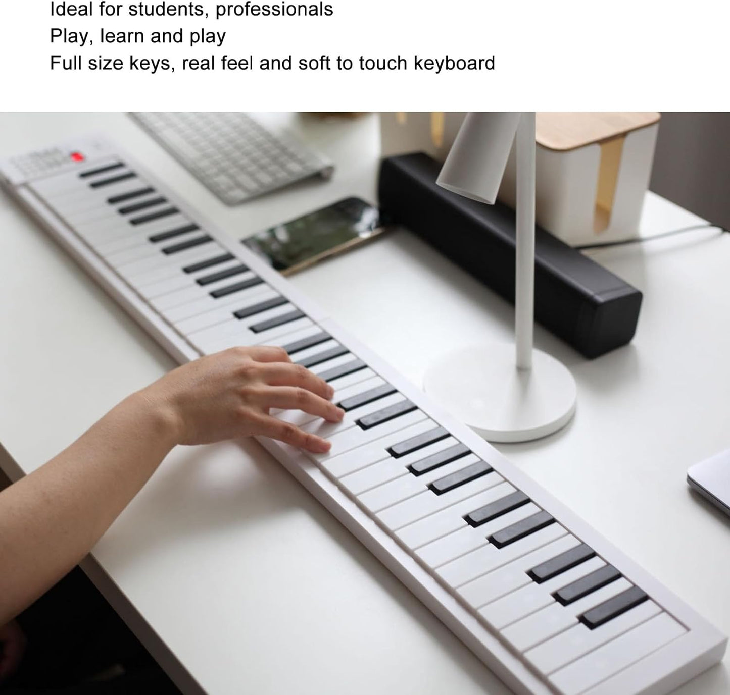 61-toets Opvouwbare Digitale Piano met Opname- en Afspeelfunctie – Meliora