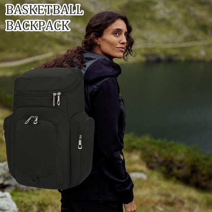 Heren Basketbal Rugzak – Grote 30L Sporttas met Waterdichte Bodem – Draycor