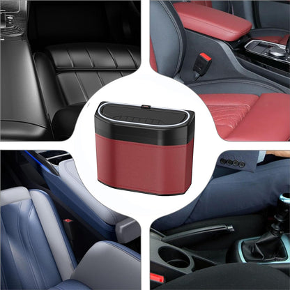 Geuroverproof Auto Vuilnisbak met Touch Light – Lurevo