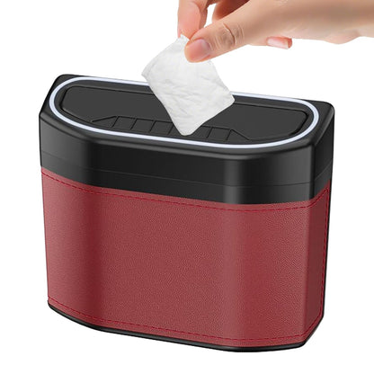 Geuroverproof Auto Vuilnisbak met Touch Light – Lurevo