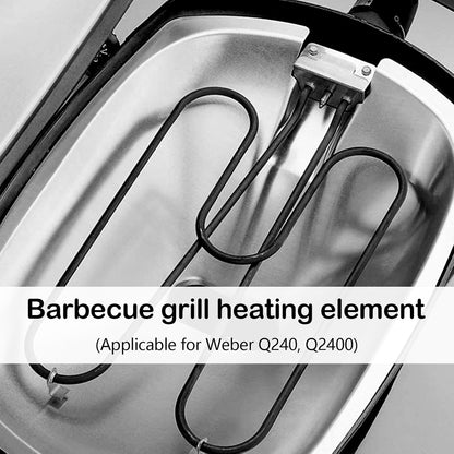 Hoge Vermogen RVS Grill Verwarmingsspoel 2200W voor Buiten Elektrische BBQ – Zeythra