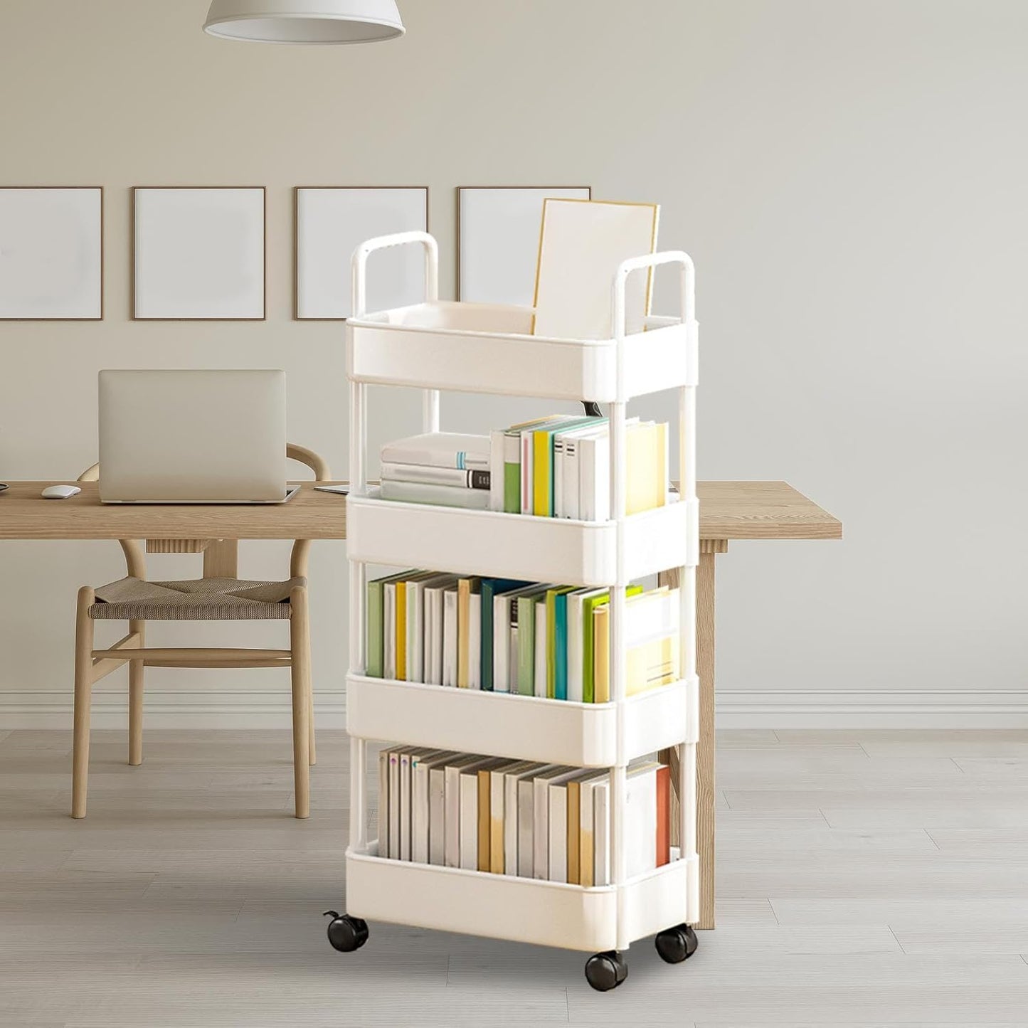Rollende Utility Kar met Wielen & Handvat - Veyora