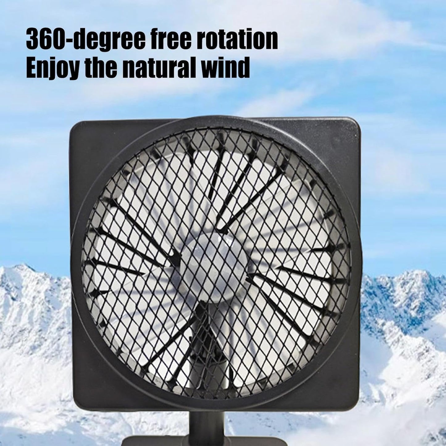 12V USB Luchtcirculator Auto Koelventilator met 360° Rotatie – Aurovent