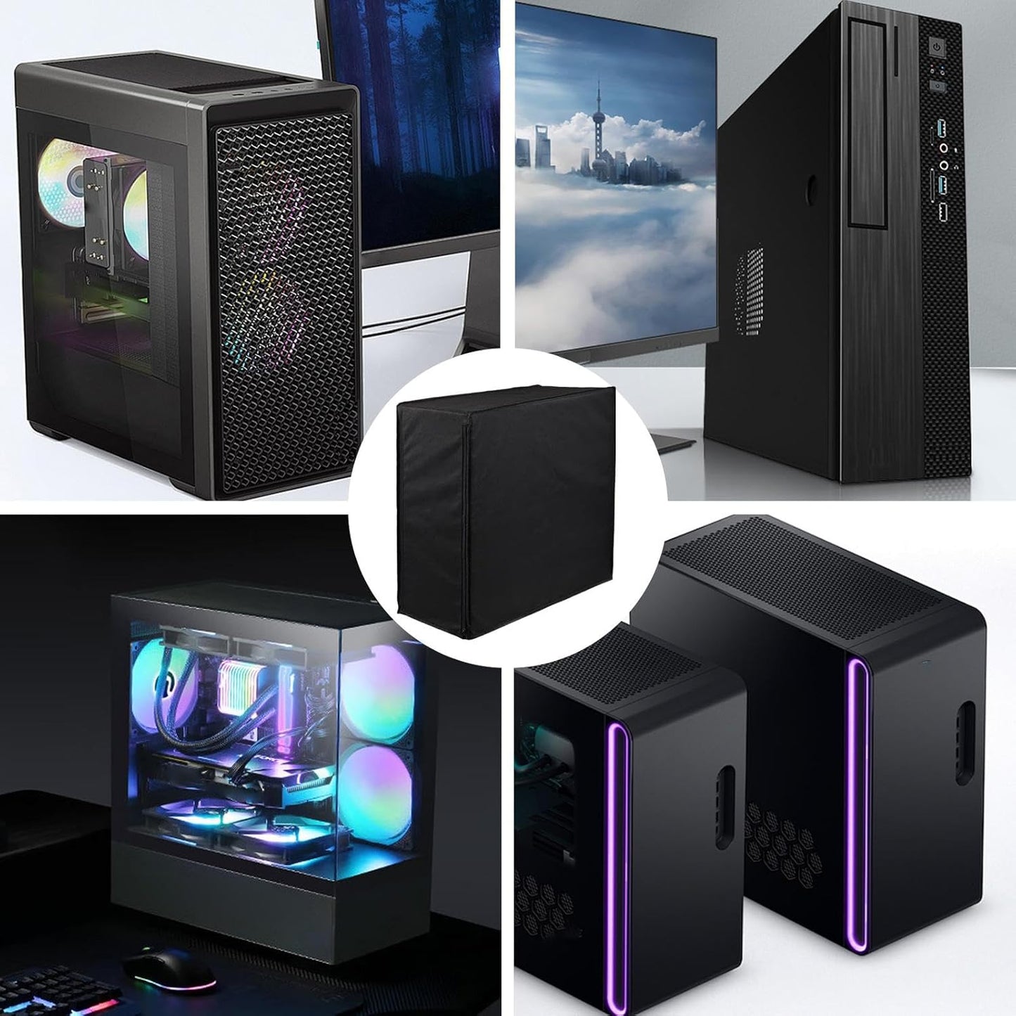 Waterdichte Computer CPU Stofhoes met Ritsen – Cylor