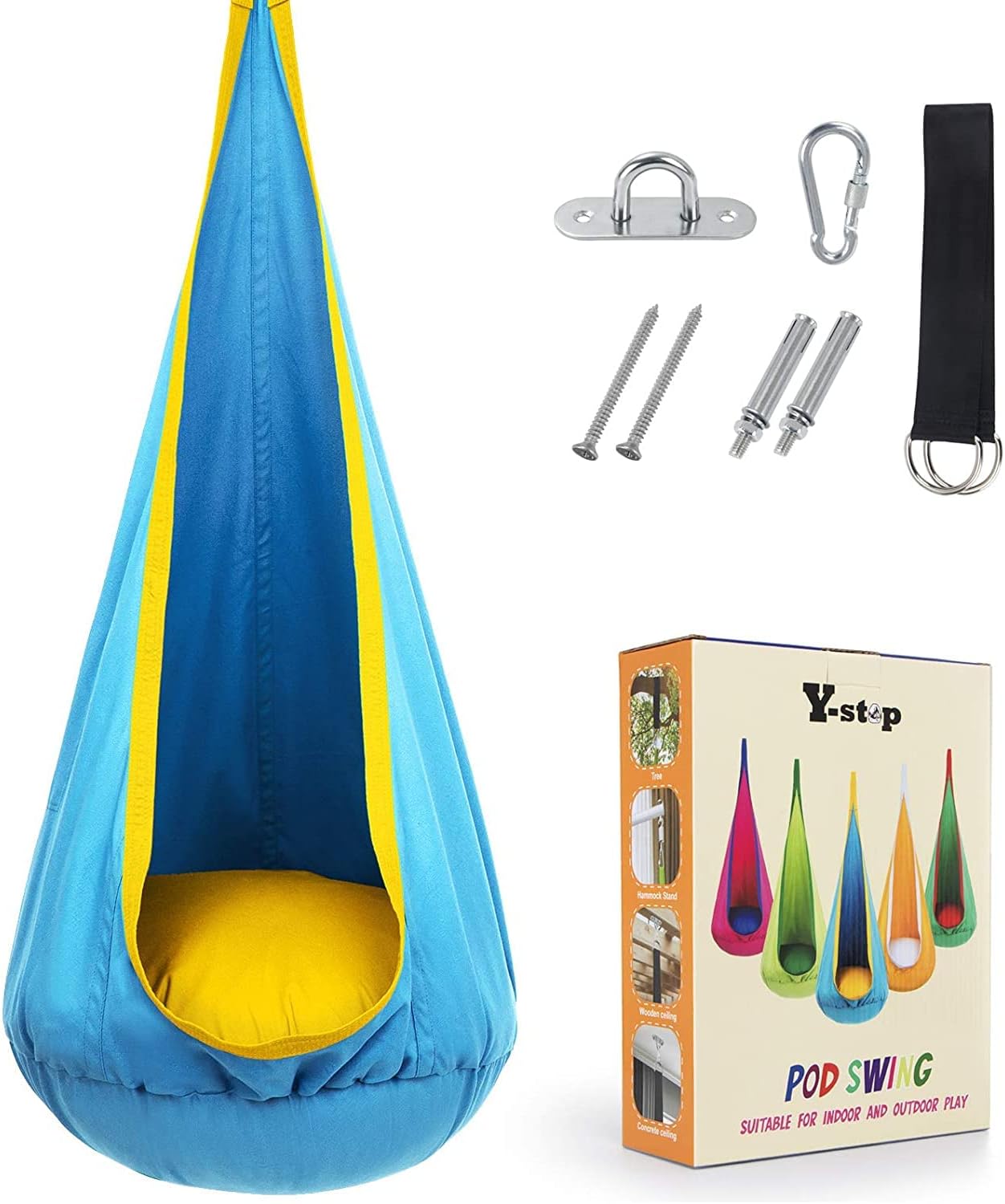 Kinderhangstoel met luchtkussen voor binnen en buiten