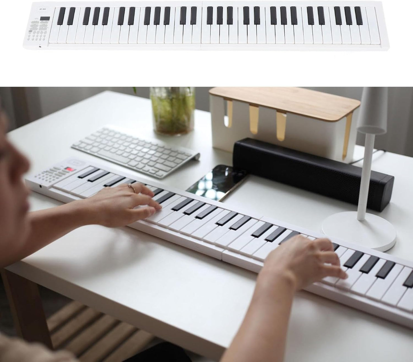 61-toets Opvouwbare Digitale Piano met Opname- en Afspeelfunctie – Meliora